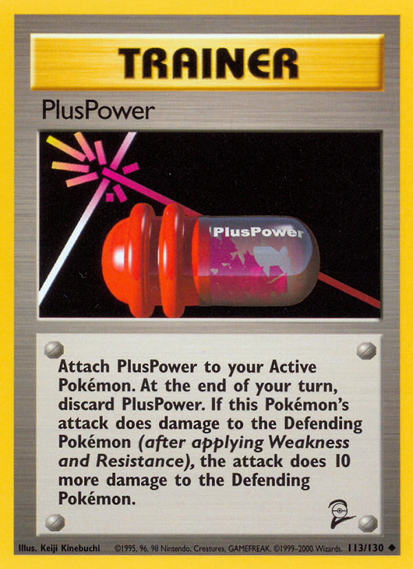PlusPower (113/130) [Base Set 2] | Dumpster Cat Games