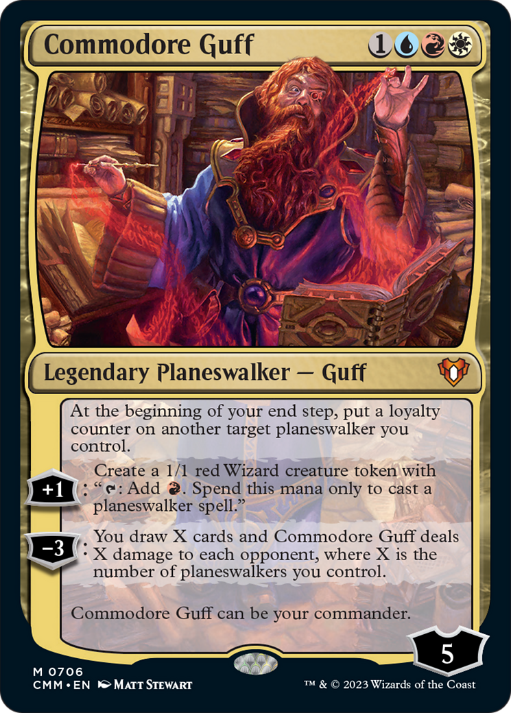 Commodore Guff [Commander Masters] | Dumpster Cat Games