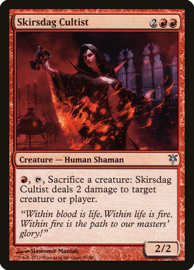 Skirsdag Cultist [Duel Decks: Sorin vs. Tibalt] | Dumpster Cat Games