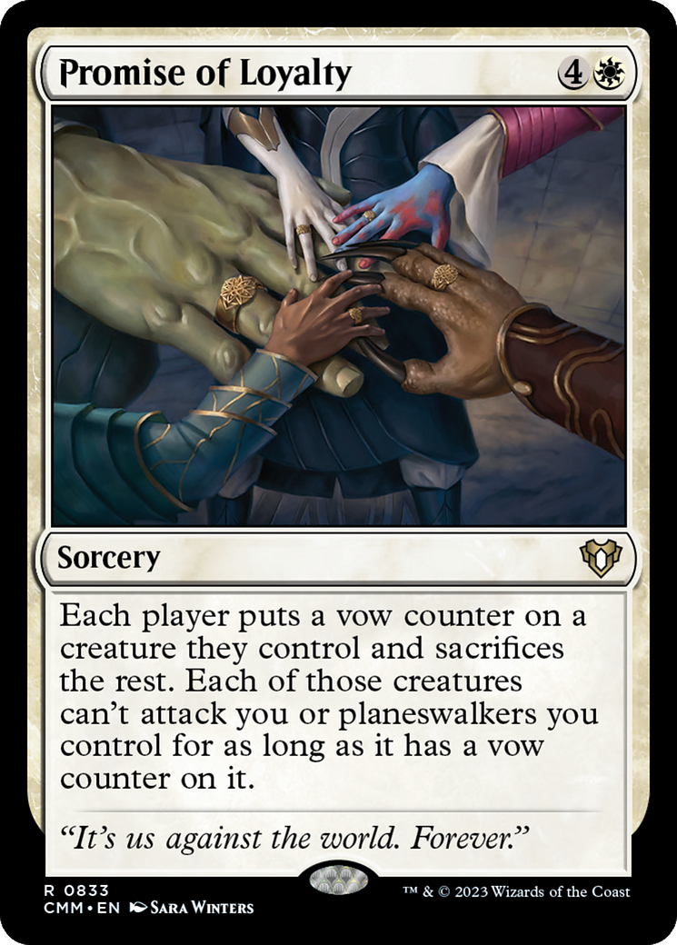 Promise of Loyalty [Commander Masters] | Dumpster Cat Games