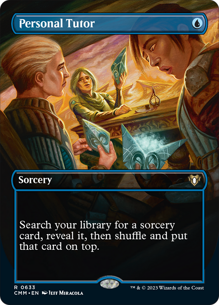 Personal Tutor (Borderless) [Commander Masters] | Dumpster Cat Games