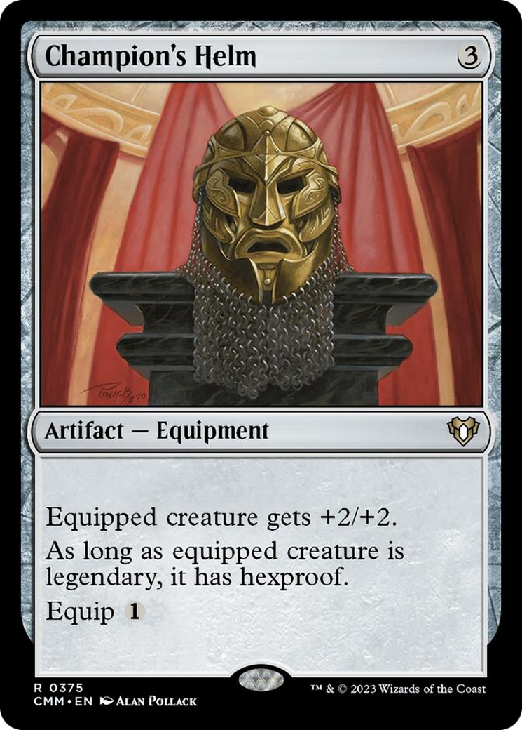 Champion's Helm [Commander Masters] | Dumpster Cat Games