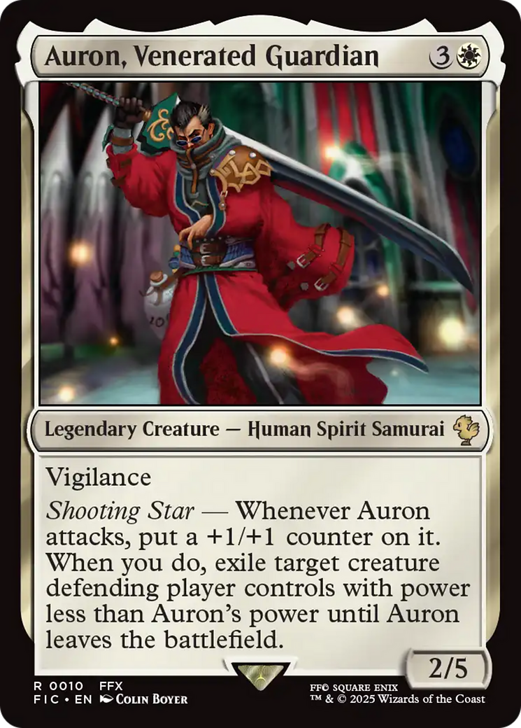 Auron, Venerated Guardian [FINAL FANTASY Commander] | Dumpster Cat Games