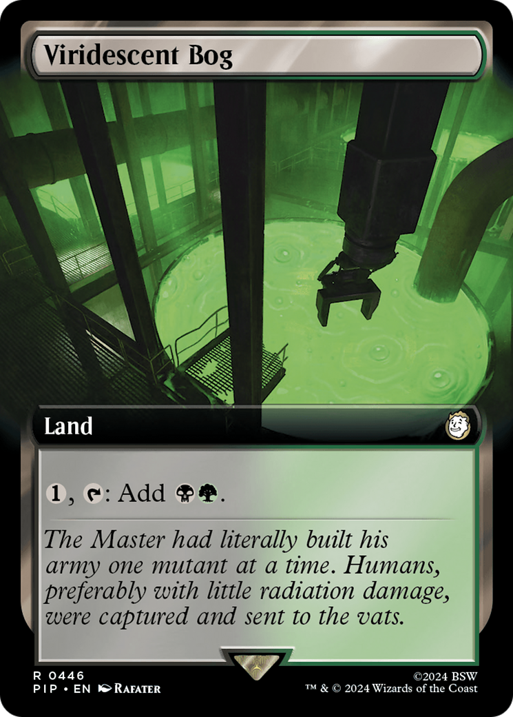 Viridescent Bog (Extended Art) [Fallout] | Dumpster Cat Games