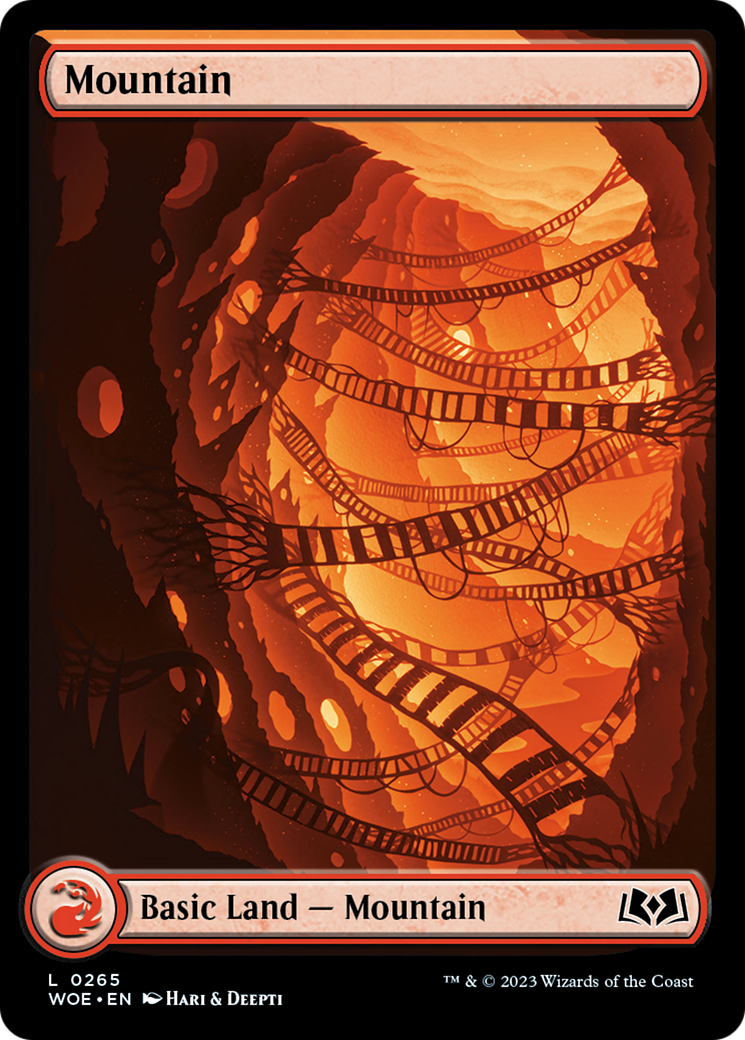 Mountain (265) (Full-Art) [Wilds of Eldraine] | Dumpster Cat Games