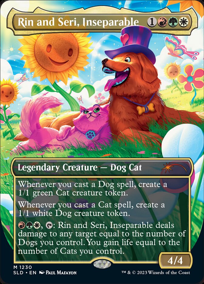 Rin and Seri, Inseparable (Borderless) [Secret Lair Drop Series] | Dumpster Cat Games