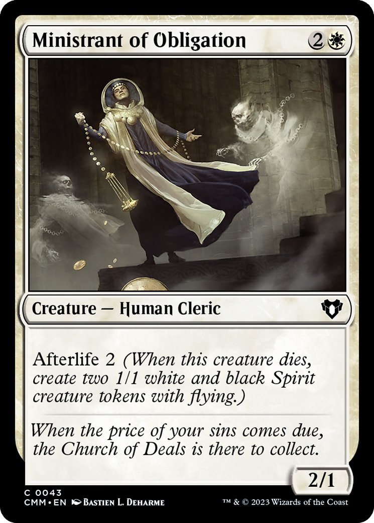 Ministrant of Obligation [Commander Masters] | Dumpster Cat Games