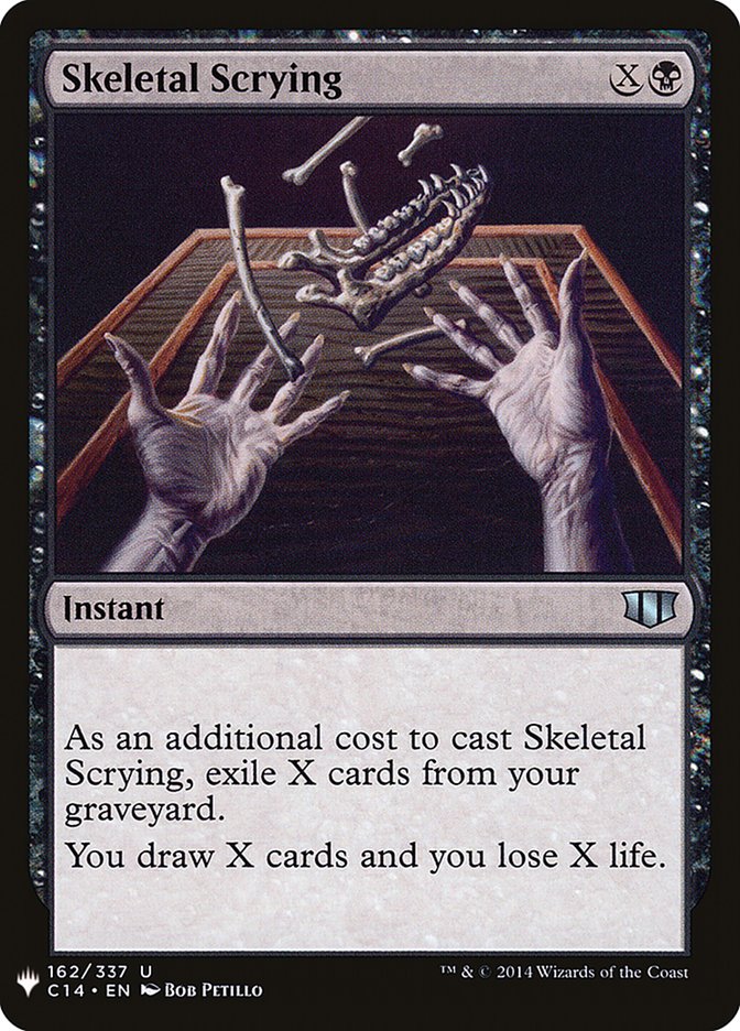 Skeletal Scrying [Mystery Booster] | Dumpster Cat Games