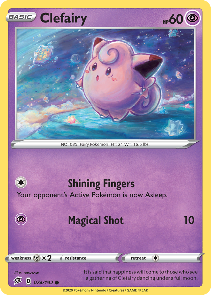 Clefairy (074/192) [Sword & Shield: Rebel Clash] | Dumpster Cat Games