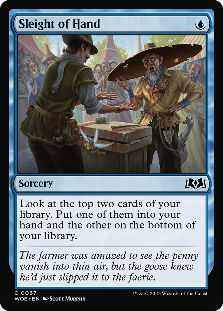 Sleight of Hand [Wilds of Eldraine] | Dumpster Cat Games