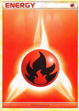 Fire Energy (2010 Unnumbered HGSS Style) [League & Championship Cards] | Dumpster Cat Games