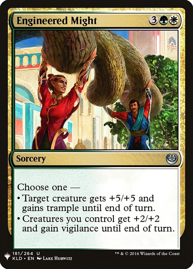Engineered Might [Mystery Booster] | Dumpster Cat Games