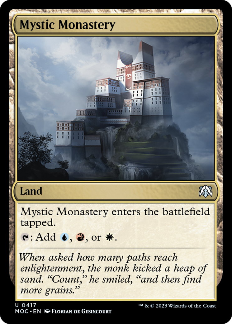 Mystic Monastery [March of the Machine Commander] | Dumpster Cat Games
