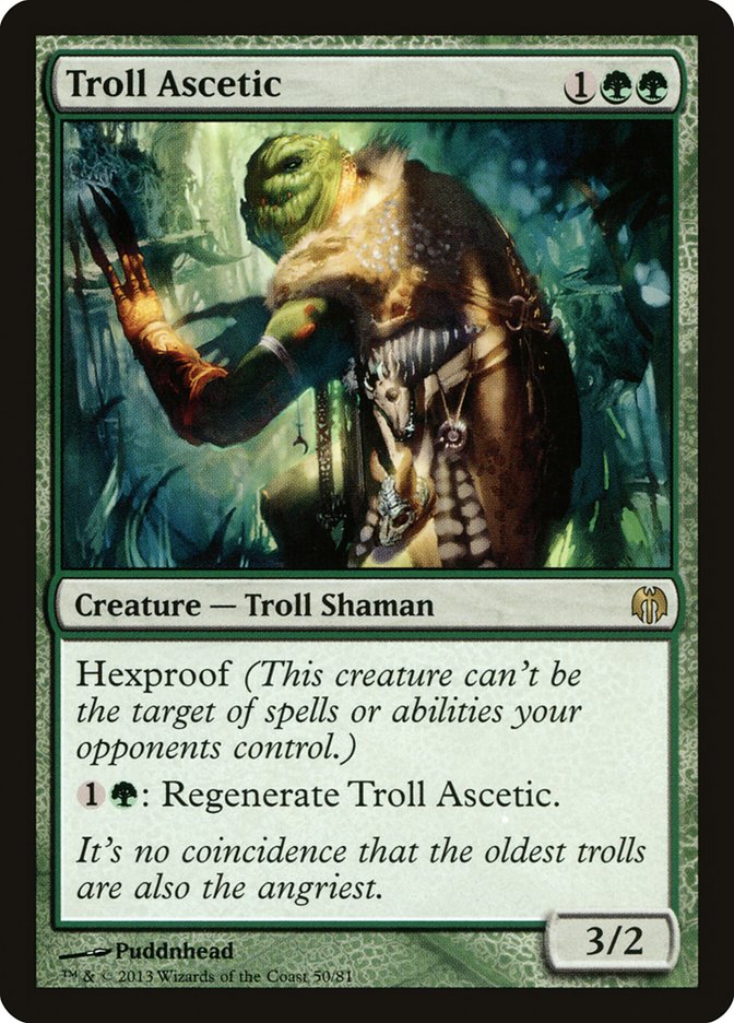 Troll Ascetic [Duel Decks: Heroes vs. Monsters] | Dumpster Cat Games