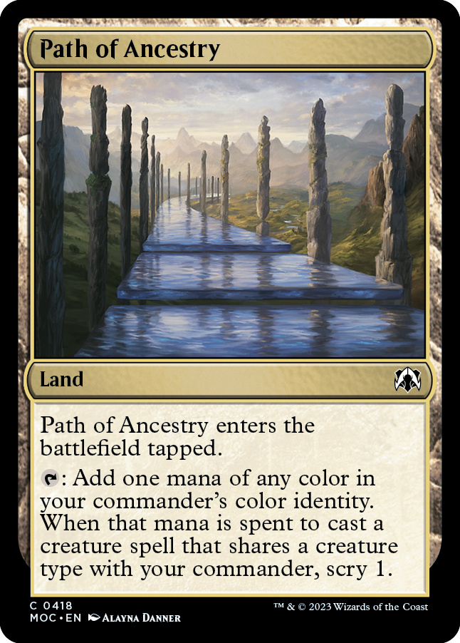 Path of Ancestry [March of the Machine Commander] | Dumpster Cat Games