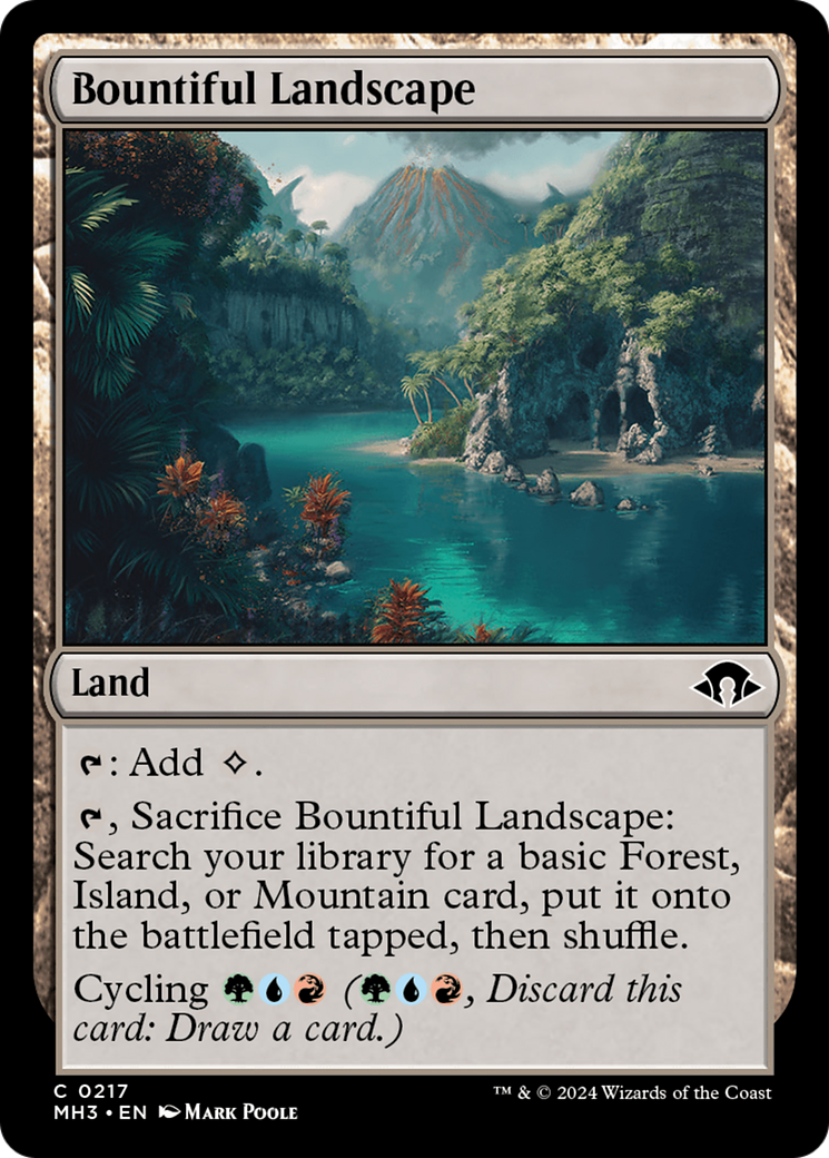 Bountiful Landscape [Modern Horizons 3] | Dumpster Cat Games