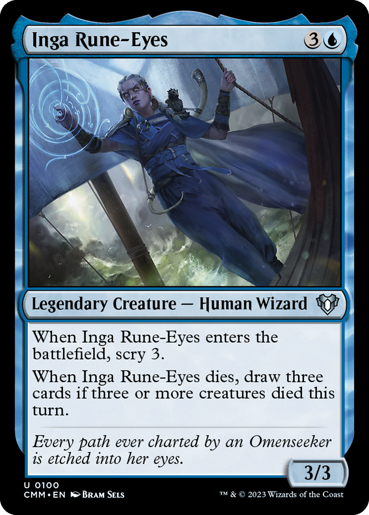 Inga Rune-Eyes [Commander Masters] | Dumpster Cat Games