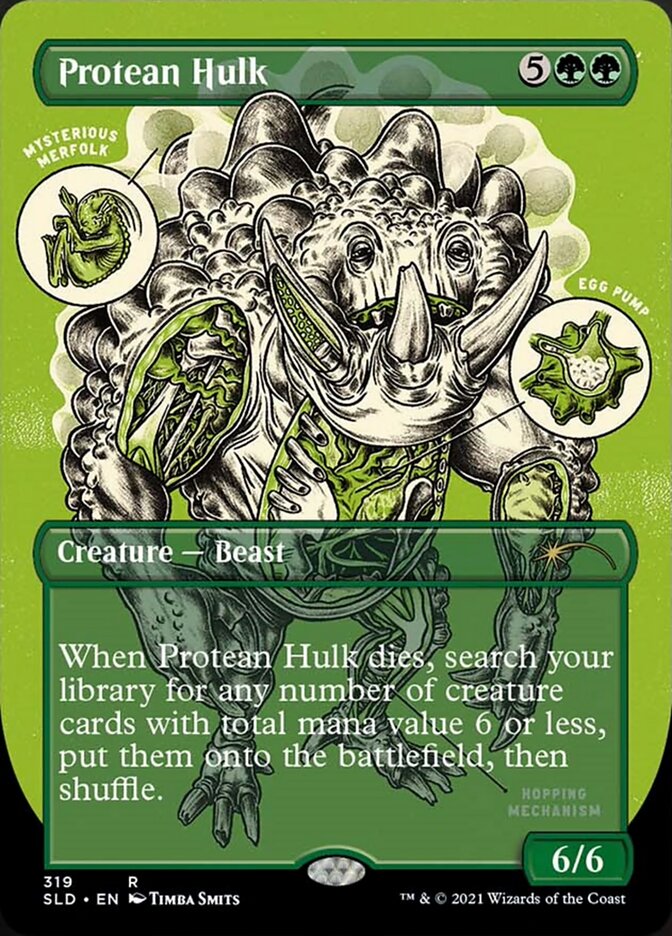 Protean Hulk (Borderless) [Secret Lair Drop Series] | Dumpster Cat Games