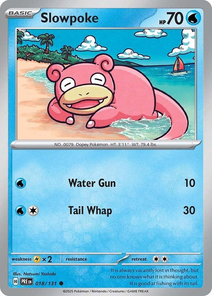 Slowpoke (018/131) [Scarlet & Violet: Prismatic Evolutions] | Dumpster Cat Games