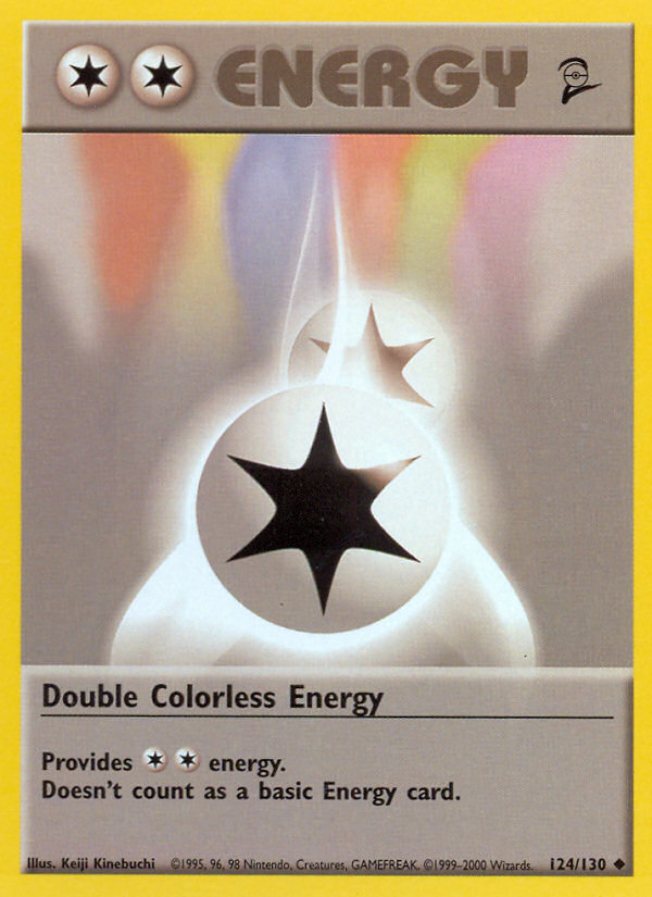 Double Colorless Energy (124/130) [Base Set 2] | Dumpster Cat Games