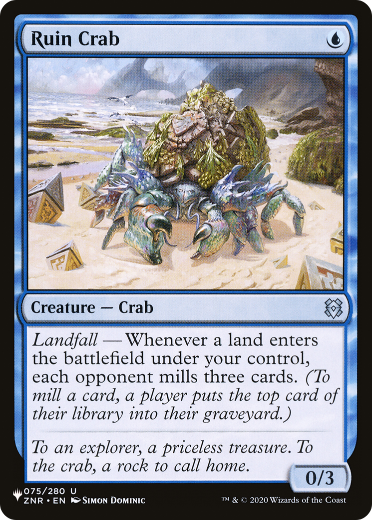 Ruin Crab [The List] | Dumpster Cat Games