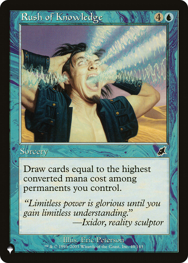 Rush of Knowledge [The List] | Dumpster Cat Games