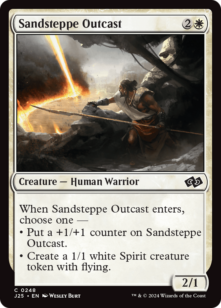 Sandsteppe Outcast [Foundations Jumpstart] | Dumpster Cat Games