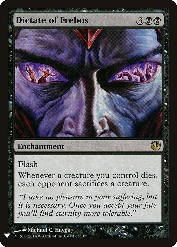 Dictate of Erebos [Mystery Booster] | Dumpster Cat Games