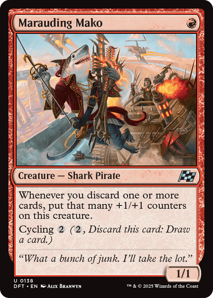 Marauding Mako [Aetherdrift] | Dumpster Cat Games