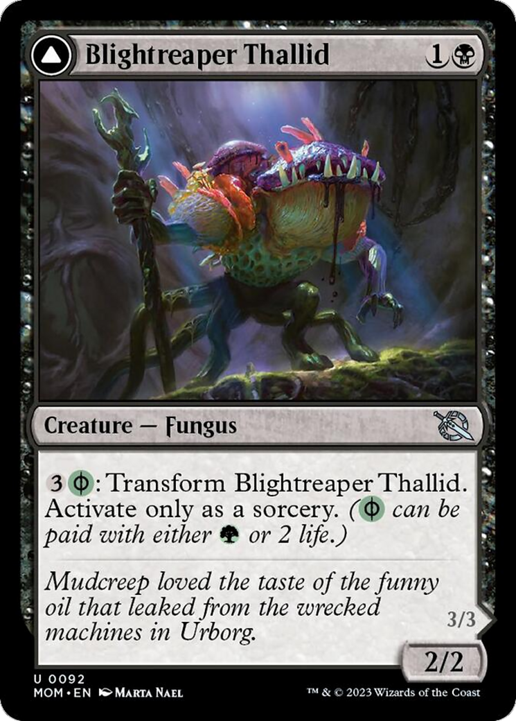 Blightreaper Thallid // Blightsower Thallid [March of the Machine] | Dumpster Cat Games