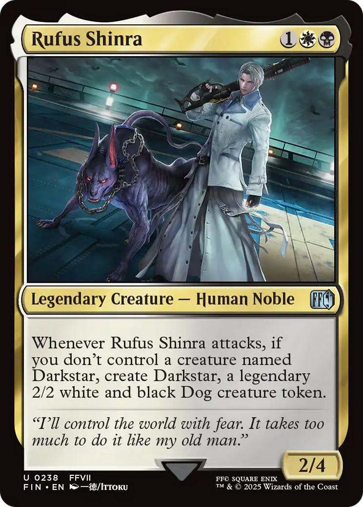 Rufus Shinra [FINAL FANTASY] | Dumpster Cat Games