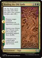 Binding the Old Gods [Duskmourn: House of Horror Commander] | Dumpster Cat Games