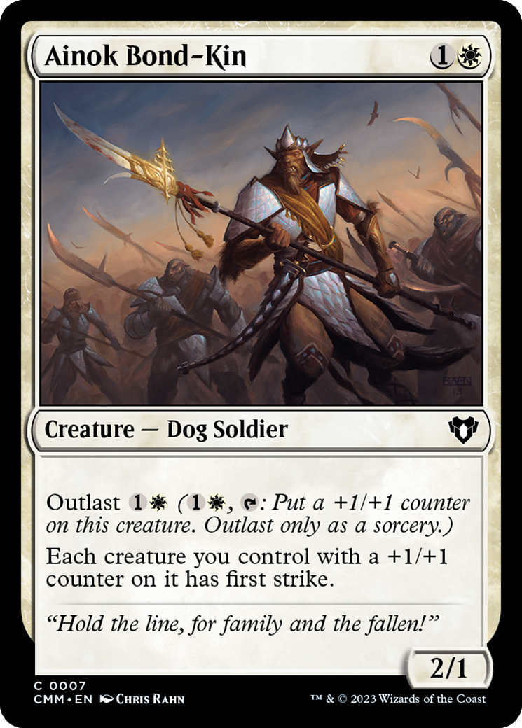 Ainok Bond-Kin [Commander Masters] | Dumpster Cat Games