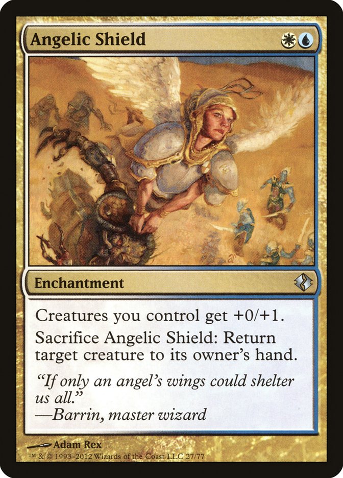 Angelic Shield [Duel Decks: Venser vs. Koth] | Dumpster Cat Games