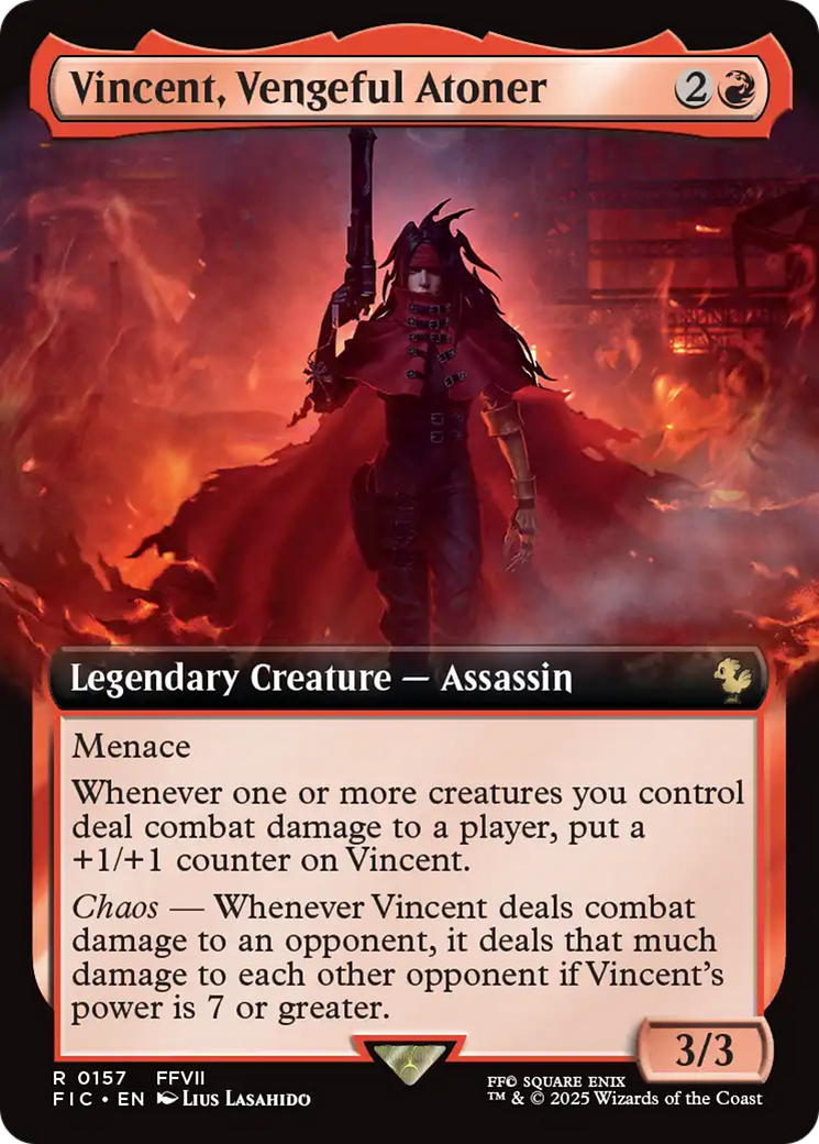 Vincent, Vengeful Atoner (Extended Art) [FINAL FANTASY Commander] | Dumpster Cat Games