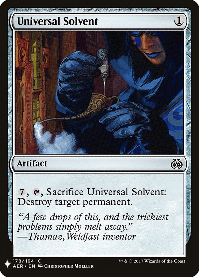 Universal Solvent [Mystery Booster] | Dumpster Cat Games