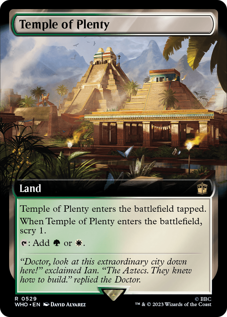 Temple of Plenty (Extended Art) [Doctor Who] | Dumpster Cat Games