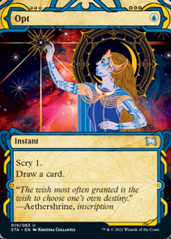 Opt (Foil Etched) [Strixhaven: Mystical Archive] | Dumpster Cat Games