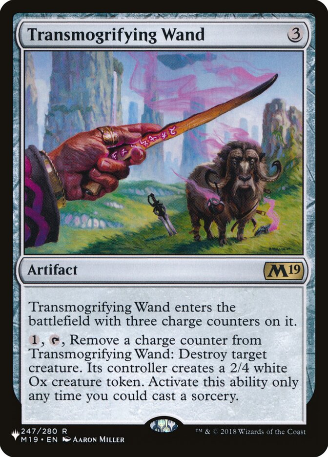 Transmogrifying Wand [The List] | Dumpster Cat Games