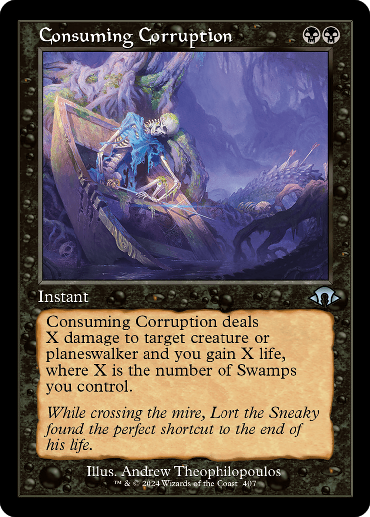 Consuming Corruption (Retro) [Modern Horizons 3] | Dumpster Cat Games