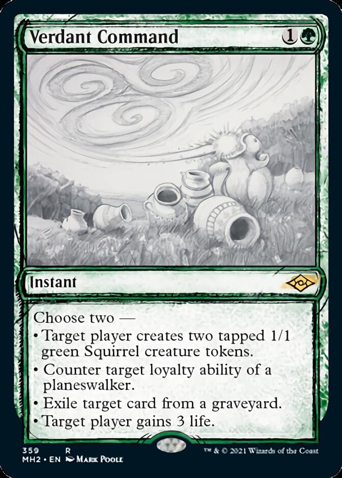 Verdant Command (Sketch) [Modern Horizons 2] | Dumpster Cat Games