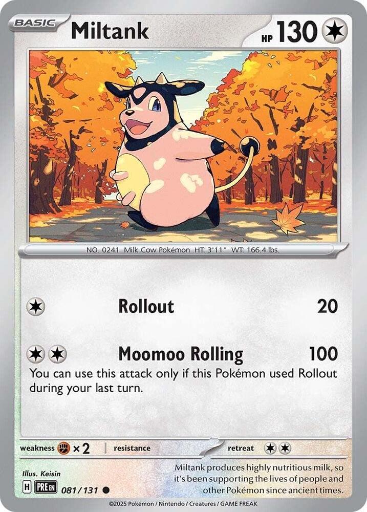 Miltank (081/131) [Scarlet & Violet: Prismatic Evolutions] | Dumpster Cat Games