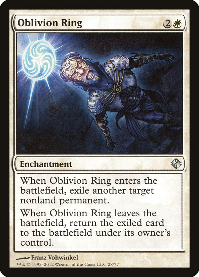 Oblivion Ring [Duel Decks: Venser vs. Koth] | Dumpster Cat Games