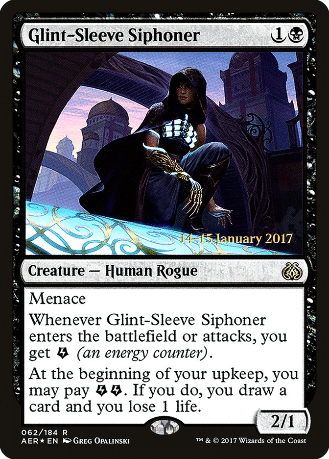 Glint-Sleeve Siphoner [Aether Revolt Prerelease Promos] | Dumpster Cat Games