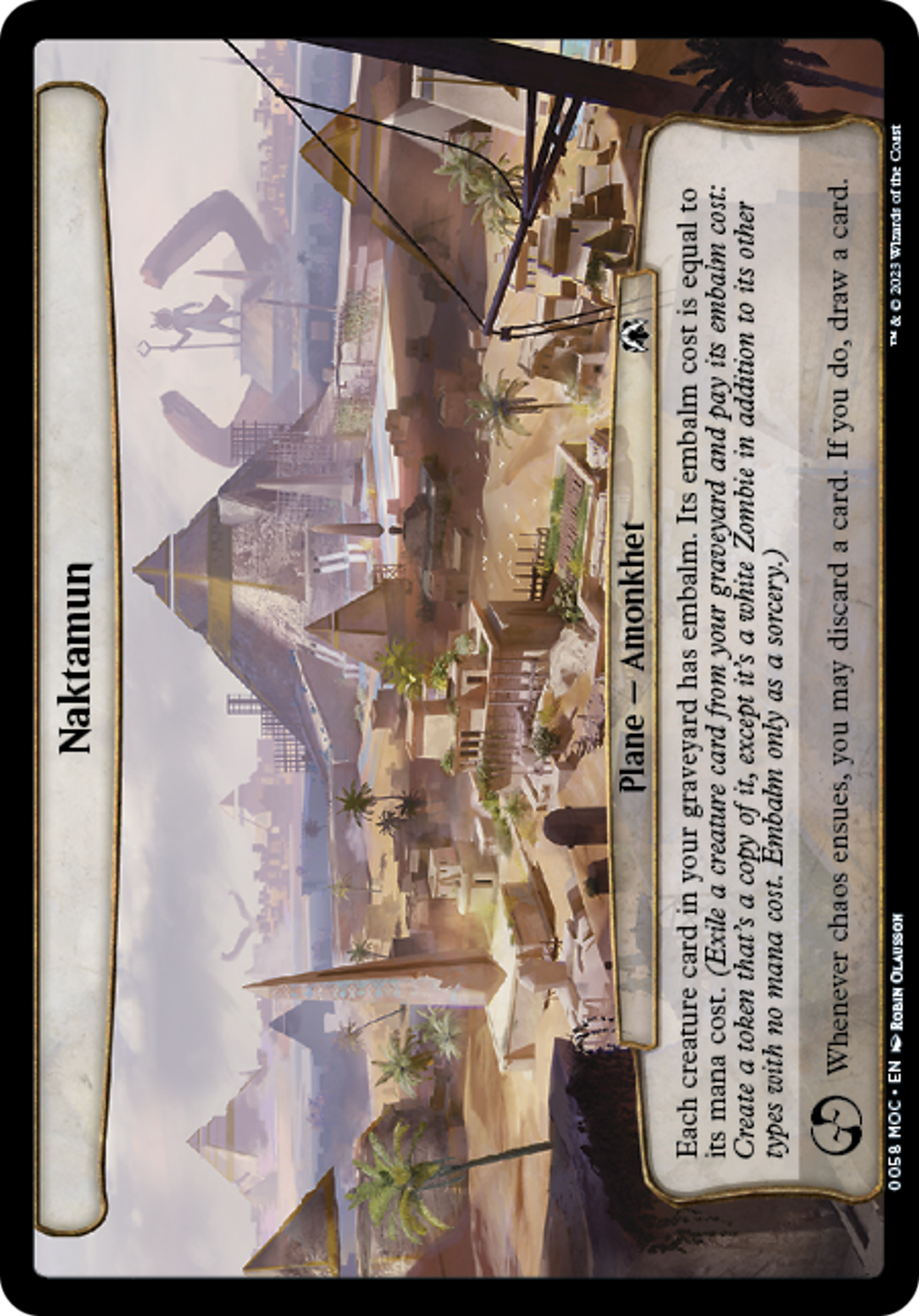 Naktamun [March of the Machine Commander] | Dumpster Cat Games