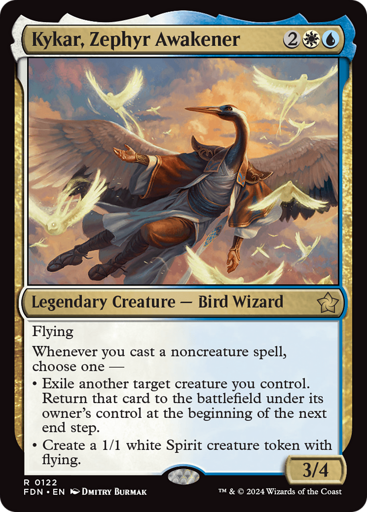 Kykar, Zephyr Awakener [Foundations] | Dumpster Cat Games