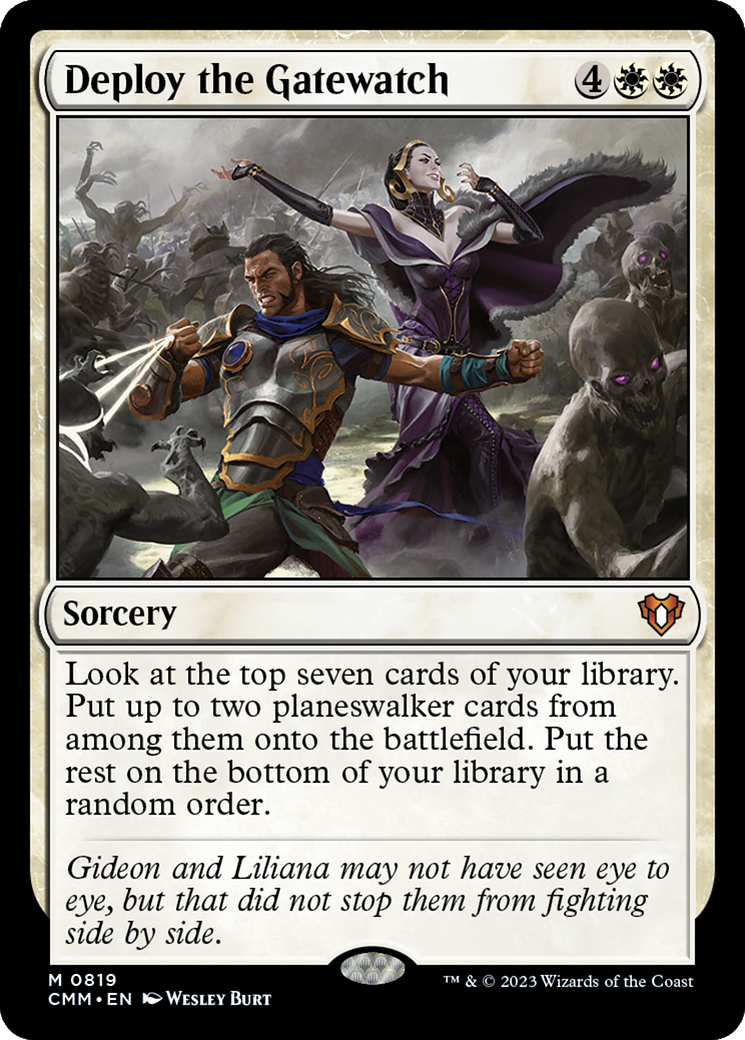 Deploy the Gatewatch [Commander Masters] | Dumpster Cat Games