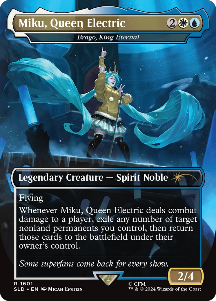 Miku, Queen Electric - Brago, King Eternal [Secret Lair Drop Series] | Dumpster Cat Games