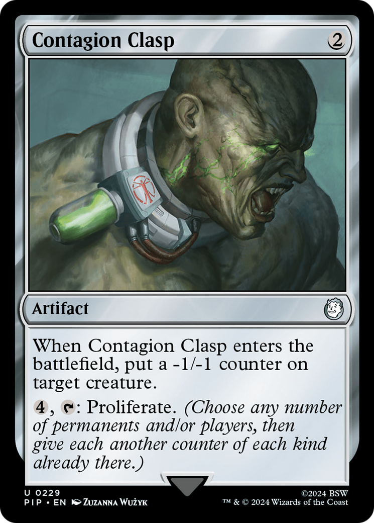 Contagion Clasp [Fallout] | Dumpster Cat Games