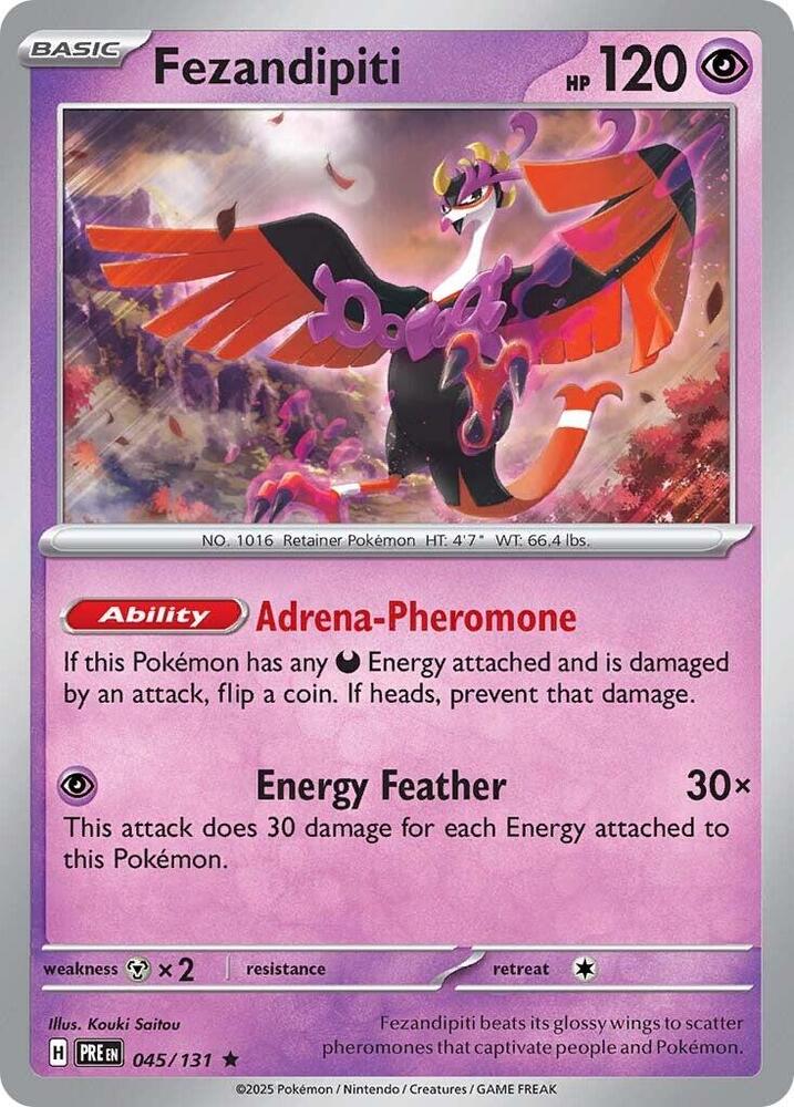 Fezandipiti (045/131) [Scarlet & Violet: Prismatic Evolutions] | Dumpster Cat Games